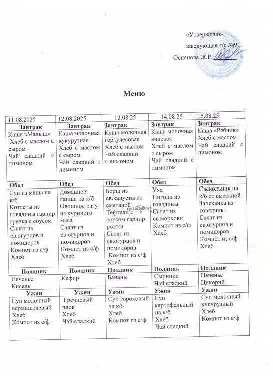 10-дневное перспективное меню
